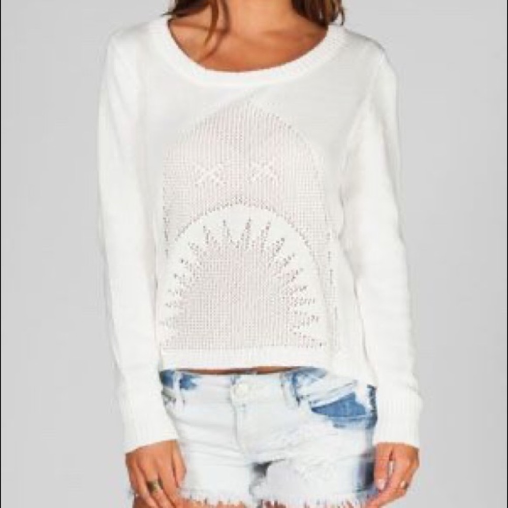 Billabong white shark sweater